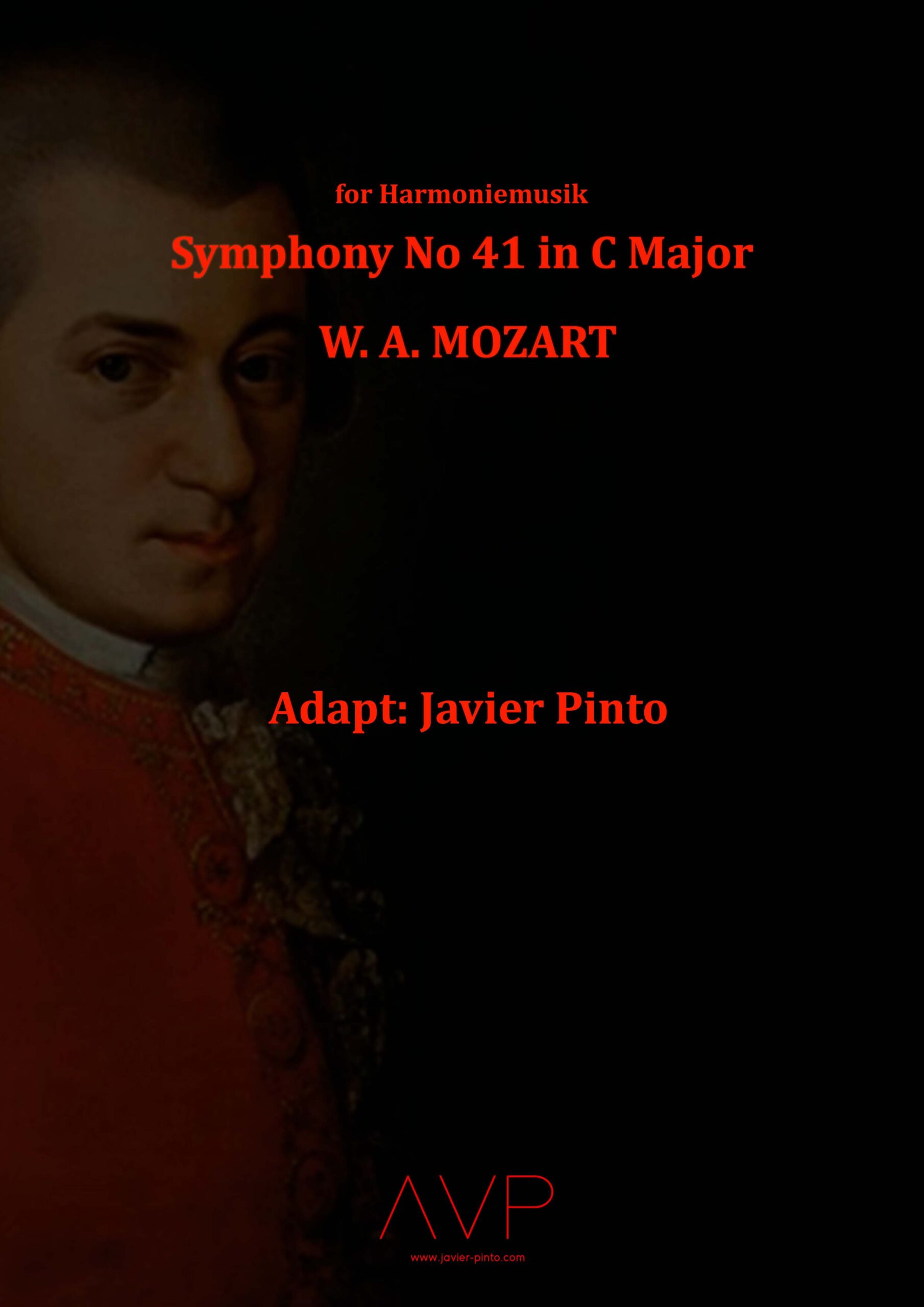 Portada de la Sinfon&iacute;a n&ordm; 41 para Harmonie Musik