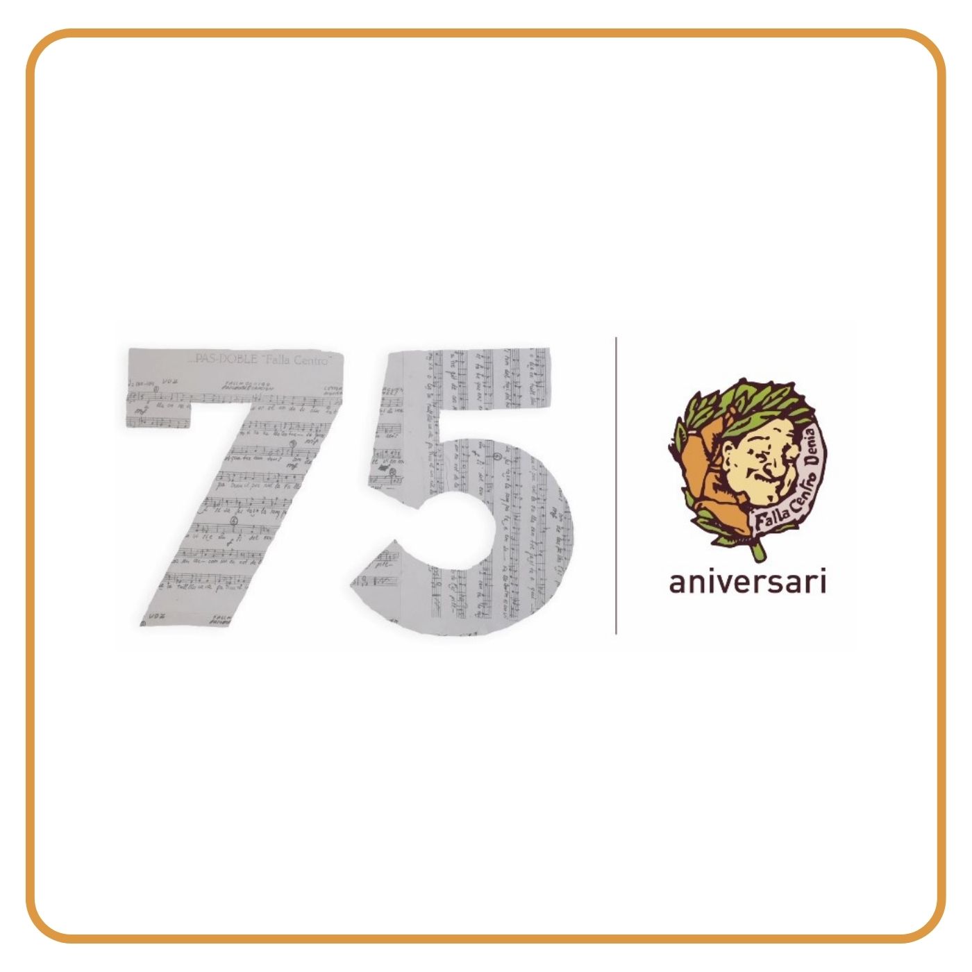 Portada del 75 aniversario de la Falla Centro