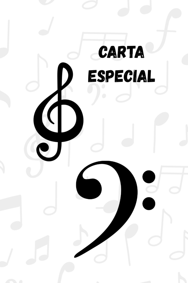 Ejemplo de Carta Especial (Clave Musical)